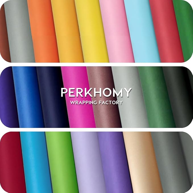 PerkHomy Black Kraft Paper Roll 36" x 3,600" (300') for Gift Wrapping Bouquet Flower Art Painting Craft Writing Packaging Shipping 80GSM 55LB (Black, 36" x 300')