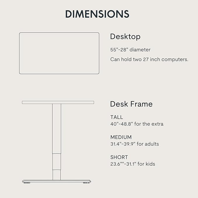 FLEXISPOT E6 MAX Dual Motor 3 Stages Standing Desk 55x28 Inch Whole-Piece Board Electric Height Adjustable Stand Up Desk 150KG Load Capacity(Black Frame + Black Desktop)