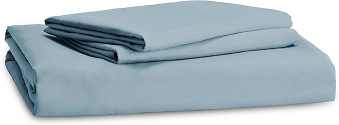 Bedsure Duvet Cover California King Size - Soft Double Brushed Bedding Set for Kids & Adults, Zipper Closure, 3 Pieces, Includes 1 Duvet Cover (104"x98") & 2 Pillow Shams, NO Comforter, Mineral Blue