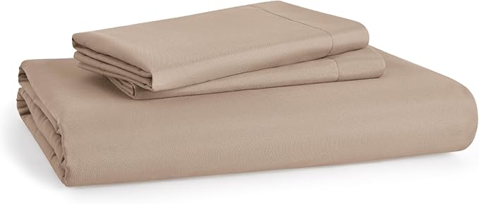 Bedsure Duvet Cover Full Size - Soft Double Brushed Bedding Set for Kids & Adults, Zipper Closure, 3 Pieces, Includes 1 Duvet Cover (80"x90") & 2 Pillow Shams, NO Comforter, Hazel