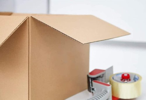 Secure Seal | 200-Pack Corrugated Cardboard Shipping Boxes - 9x6x3 Inches for Mailing & Moving