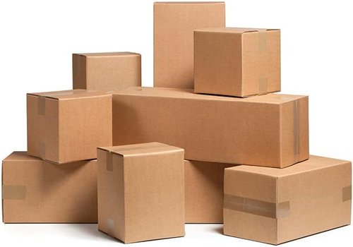 Secure Seal | 25-Pack Corrugated Cardboard Shipping Boxes - 14x6x4 Inches for Moving & Mailing