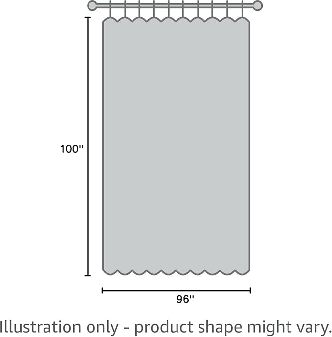Beauoop Floral 100% Blackout Curtains 96 Inches Long 2 Panels for Bedroom Living Room Blue Grey and White Flower Patterned Room Darkening Thermal Soundproof Grommet Window Treatments Drapes, 52X96