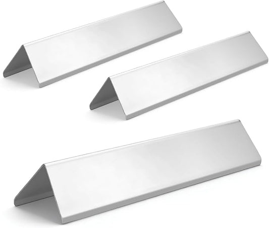 KifonMetals 7635 15.3" Flavorizer Bars for Weber Spirit I & II 200, Spirit E210 S210 E220 S220 Gas Grill with Front-Mounted Control, for Weber Spirit Grill Parts, Stainless Steel, 3 PCS
