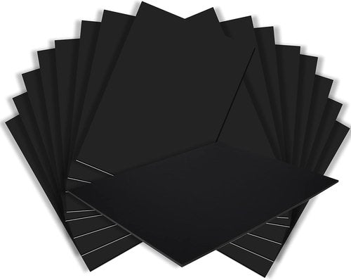 Black Foam Board - 20x24 Inch | 250 Pack of 3/16 Inch Thick Foam Core for Quality Poster Backing