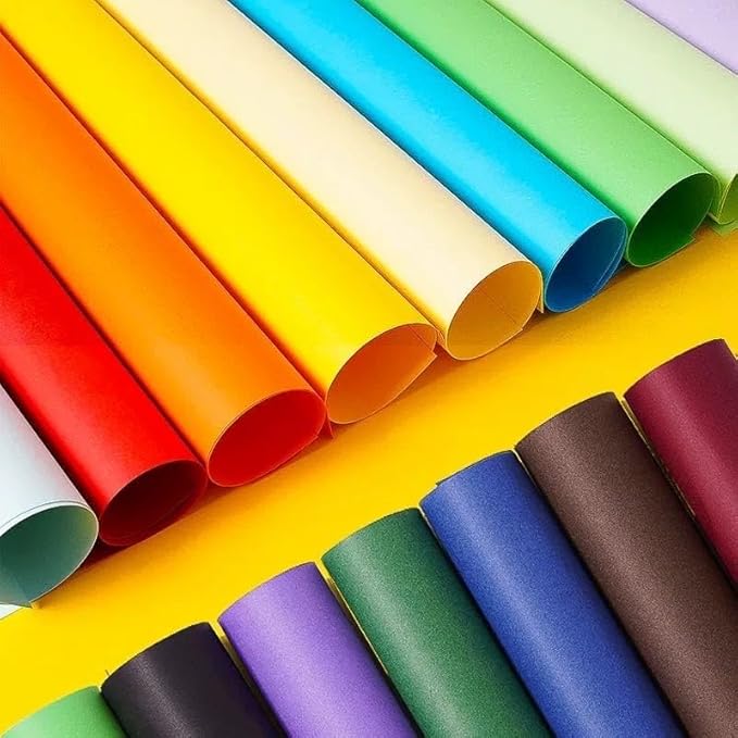 Vanhench 24"x1500"(125') Light Blue Wrapping Paper, Birthday Wrapping Paper Solid Color Art Kraft for Gift Wrapping, Bouquet Flower Crafts Packing Poster Bulletin Board