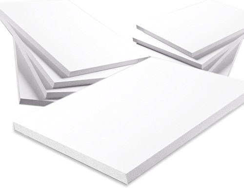 Foam Board 5x7 - 50 Pack Rigid Foam Core Sheets | Acid-Free White Poster Board for Displays