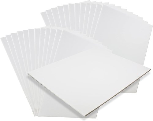 Foam Board 20x30 | 10-Pack Acid-Free Foam Core Sheets - 3/16" Thick White Foamboard for Displays