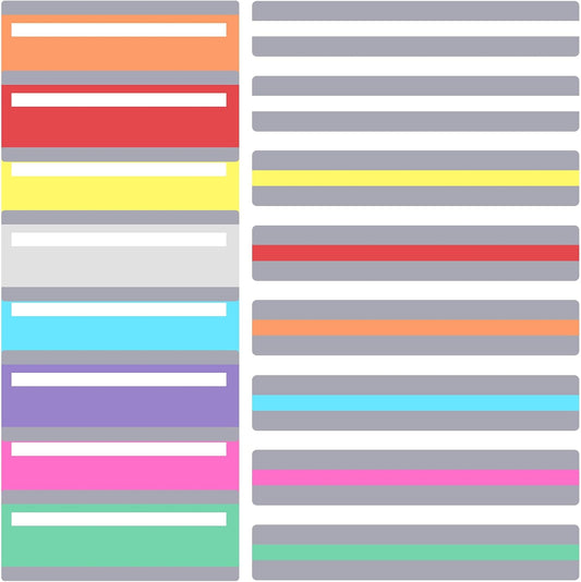 Skiennix Guided Reading Strips - 16-Piece Dyslexia Reading Tools for Kids | Enhance Focus & Comprehension, Multicolor