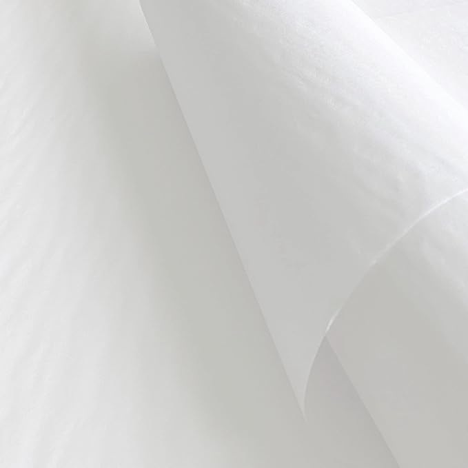Colors of Rainbow Acid-Free Wrapping Tissue Paper (96 Sheets, 20 Inch x 14.5 Inch) for Long-Term Packaging and Storage (White)