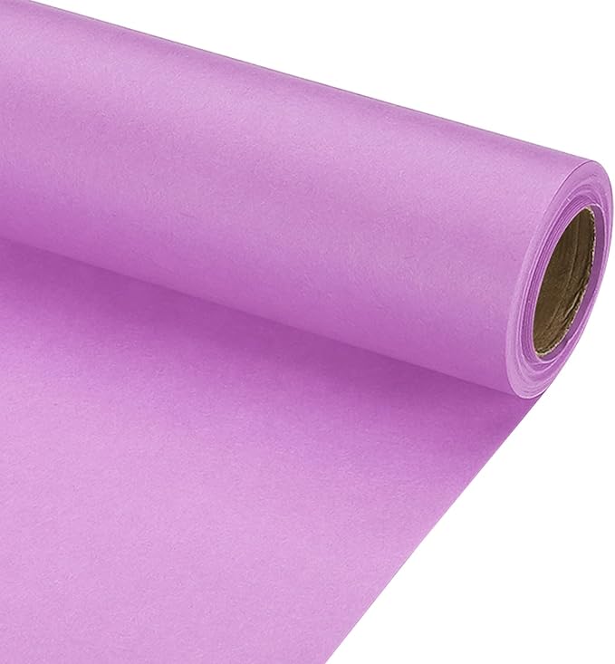 PATIKIL Wrapping Paper, 15" x 300"(25') 70 GSM Craft Paper Roll Kraft Packing Paper for Poster Bulletin Board, Gift Wrapping, Light Pink