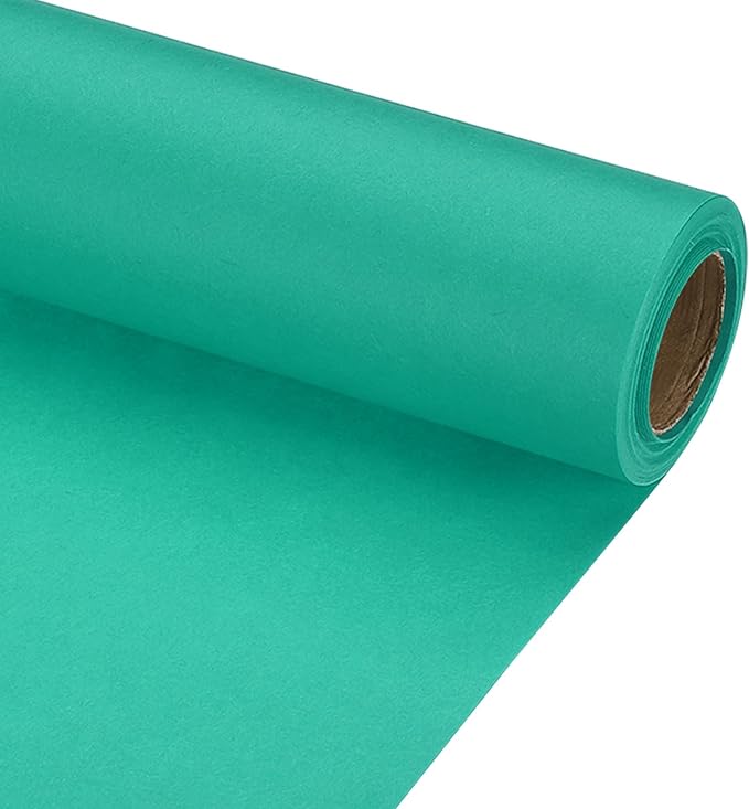 PATIKIL Wrapping Paper, 20" x 300"(25') 70 GSM Craft Paper Roll Kraft Packing Paper for Poster Bulletin Board, Gift Wrapping, Grass Green
