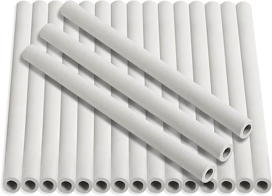 MOASKER Grill Ceramic Rods for DCSCT Gas Grill, Replacement Gas Grill Ceramic Radiants for DCS Grill 245398 27DBQR 36EBQAR 27FSBQ 36DBQ 36DBQAR 48DBQR Grill Heat Plates,9.5" Long,18pcs Ceramic Rods