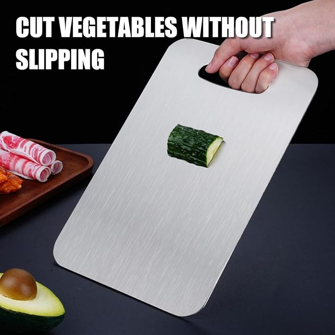 SHIRIA Titanium Cutting Board, Cutting Boards For Kitchen, Double-Sided Titanium Cutting Board for Cutting Vegetables And Meat (17 * 12 in)