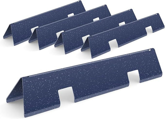 15.3" Flavorizer Bars for Weber Spirit 300 and GS4 Spirit II 300 Series E310 E320 E330 S310 S320 S330 with Front Control Knobs, Porcelain Steel Grill Heat Plates Replacement for 7636, 5 Pack