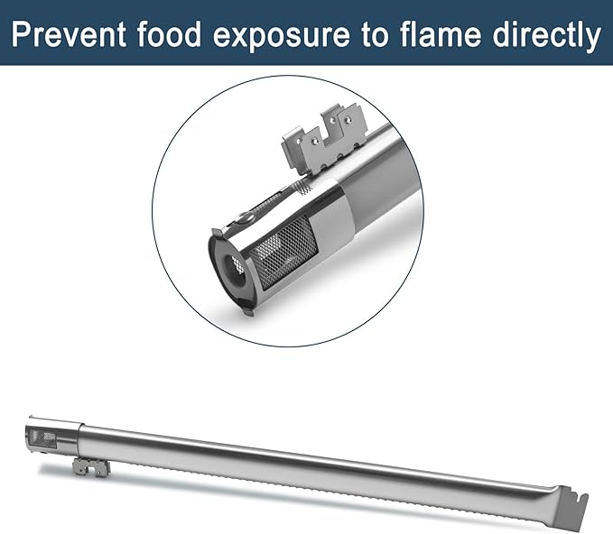 Flavorizer Bars,Heat Deflectors and Grill Burner for Weber Genesis II E-410, S-410, LX E-440, S-440 (304 Stainless Steel, 66030 * 7+ES/410 * 4+66790 * 4)
