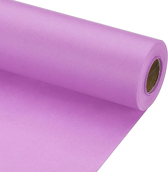 PATIKIL Wrapping Paper, 15" x 600"(49') 70 GSM Craft Paper Roll Kraft Packing Paper for Poster Bulletin Board, Gift Wrapping, Light Pink
