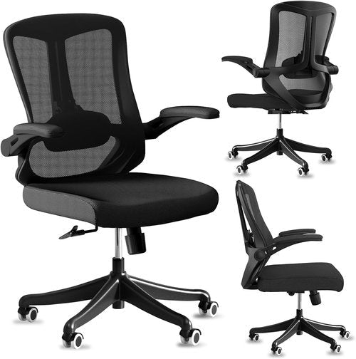 Balmstar Executive Office Chair - Ergonomic Mid Back Desk Chair with Lumbar Support & Adjustable Height | 350LBS Capacity