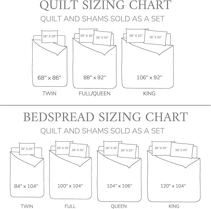 Levtex Home - Cross Stitch Bedspread Set - Twin Bedspread and One Standard Sham - Cross Stitch Pattern - Bedspread (84x104in.) and Sham (20x26in.) - Cotton