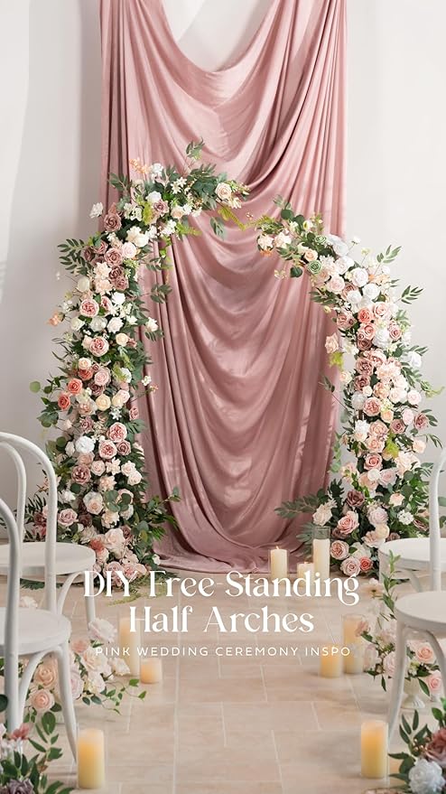 Ling's moment Artificial Flowers, 50Pcs 3" Roses in Dusty Rose Shades, Realistic DIY Foam Floral Decor for Wedding Bouquets/Centerpieces, Outdoor Party Backdrops, Room/Table, Garden/Pot Decorations