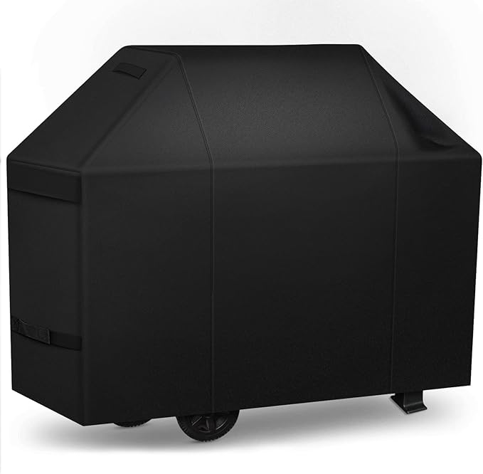 iCOVER Grill Cover 50 inch, BBQ Grill Cover for Outdoor Grill, 600D Heavy Duty Waterproof BBQ Cover, Anti-UV and Rip-Proof Barbecue Cover, Gas Grill Cover for Weber, Char-Broil, Nexgrill, etc
