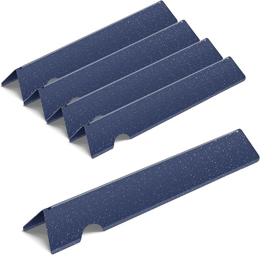 KifonMetals 17.1 Inch Porcelain Steel Flavorizer Bars for Weber Genesis Grill Parts, for GS4 Genesis II/II LX 300, II E-310, II E-315, II E-335, II LX-340 Replacement Parts 66795, 5 Pcs