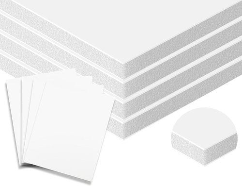 Foam Board 20x30 | 10-Pack Acid-Free Foam Core Sheets - 3/16" Thick White Foamboard for Displays