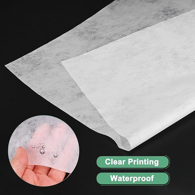 M METERXITY 60-Sheet Korean Cotton Wrapping Flower Paper, Waterproof Floral Wrapping Cotton Paper for Bouquets/Gift Packaging [White,Black,Gray]