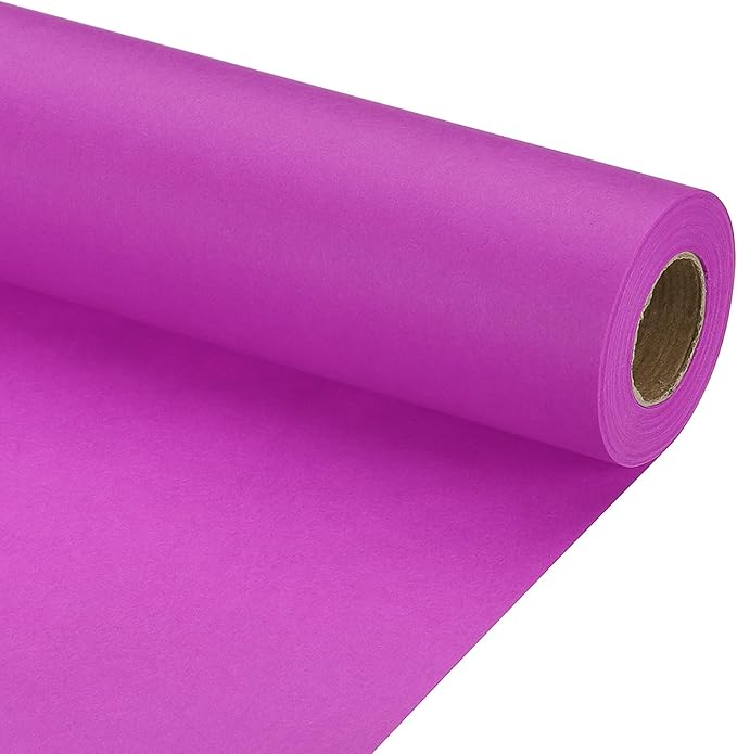 PATIKIL Wrapping Paper, 12" x 500"(42') 70 GSM Craft Paper Roll Kraft Packing Paper for Poster Bulletin Board, Gift Wrapping, Purple