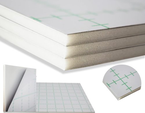 Self Adhesive Foam Board 9x12 - 5 Pack, Acid-Free Foamcore with Sticky Side for Easy Mounting