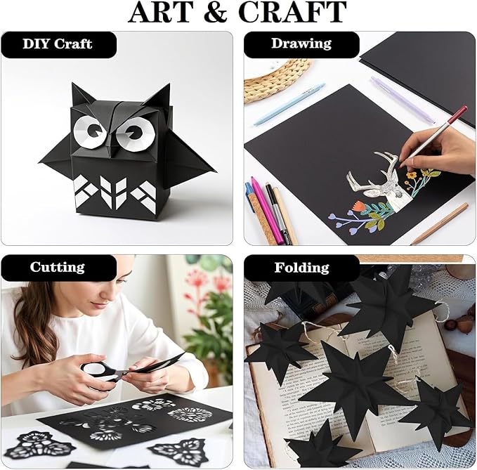 30”x 1200”Black Kraft Wrapping Paper Roll for Bulletin Board Poster Gift Wrapping, Craft Construction Paper for Easel Drawing Painting Art Supplies Packing Table Covering Bouquet Flower Christmas