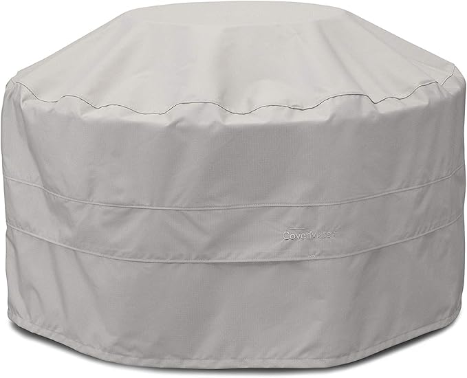POLYWOOD® Round 48" Fire Pit Table in White