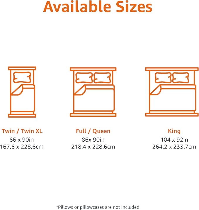 Amazon Basics Lightweight Microfiber Comforter Sets, 5 Pieces, Navy, Geometrics, Twin/Twin XL