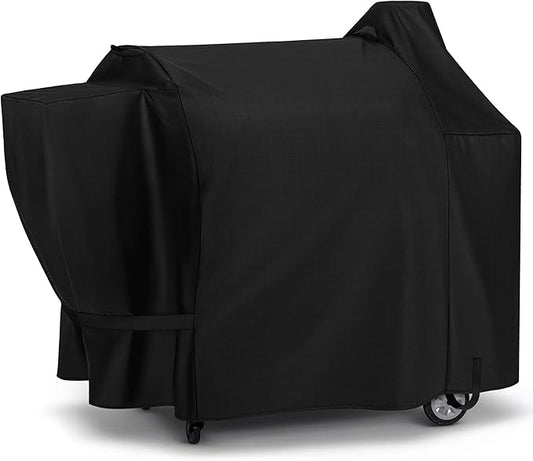 SunPatio Grill Cover Compatible with Pit Boss 820, 850, Durable Waterproof Wood Pellet Grill Cover, UV & Fade Resistant Outdoor BBQ Protector