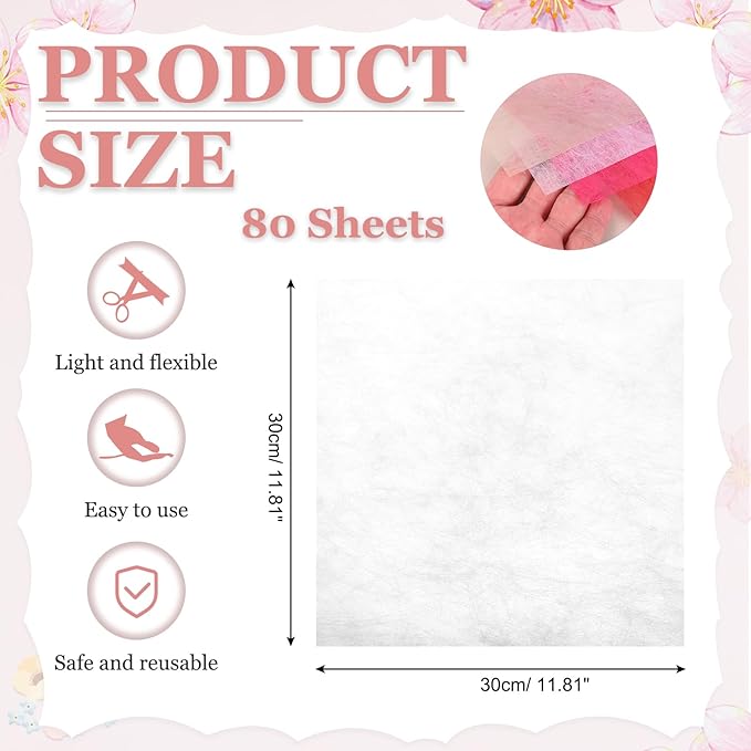 PATIKIL 11.8 Inches Tissue Flower Wrapping Paper, 133 Sheets Waterproof Floral Bouquet Wraps Gift Packaging Tissue for Party Birthday Wedding Holiday Decorations Crafts, White