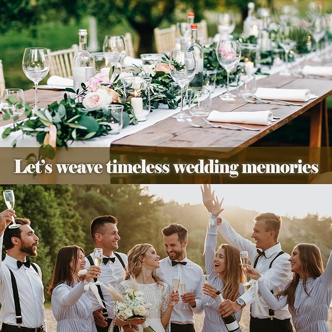 Greenery Wedding Invitations, 5"x 7" Eucalyptus Leaves Wedding Invites Card With Envelopes, 25 PCS for Party Decorations and Supplies - A12
