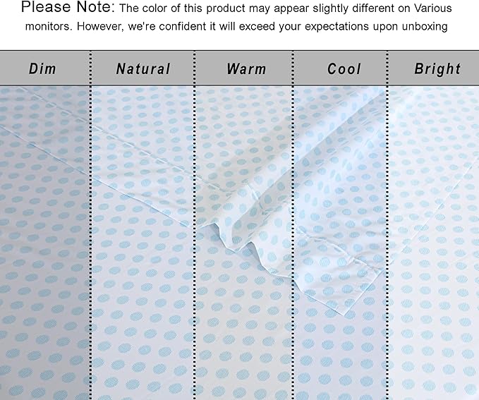 RUVANTI 100% Organic Cotton Sheets Queen Size, Percale Weave, GOTS Certified, 4-Piece Set, Deep Pocket 15", Crisp & Breathable, Soft Durable Bedding, Sábanas Algodón Orgánico – Circle Imprint