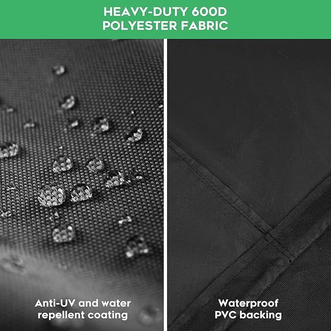 EZ-DONGTENG Grill Cover fit for Weber Slate 28" Rust-Resistant Griddle, Heavy-Duty 600D Waterproof Cover for 3401060 Weber Slate 28 inch Flat Top Griddle Grill Cover
