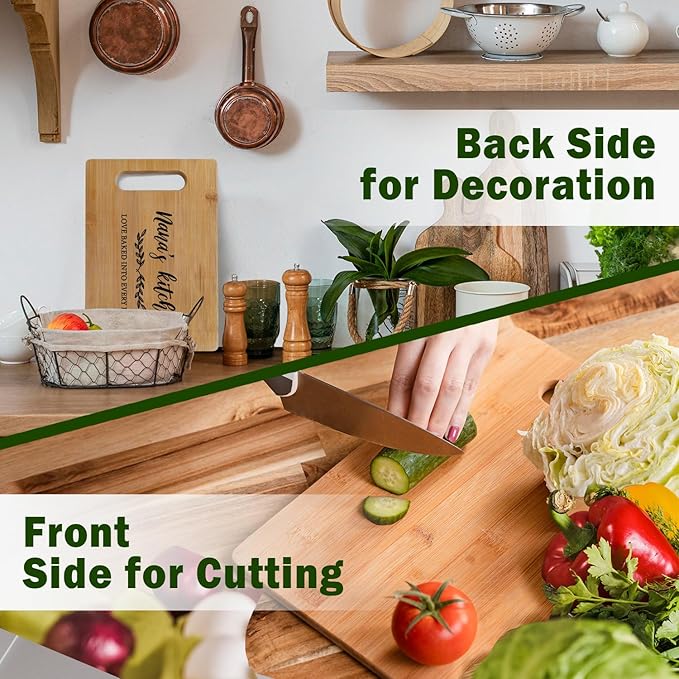 Lacama Nana Gifts Kitchen Cutting Board, Mothers Day Gifts for Nana,Best Grandma Grandmother Gifts Cutting Chopping Boards for Nana's Kitchen Decorative Bamboo Cutting Board