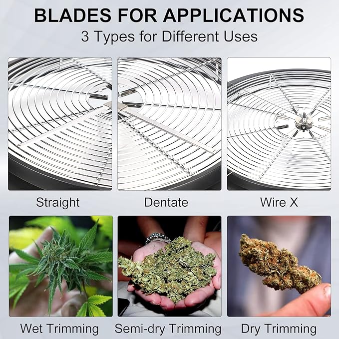 MELONFARM Bud Leaf Bowl Trimmer Twisted Spin Cut for Hydroponic Plant with Sharp Stainless Steel Blades (19 Inch)