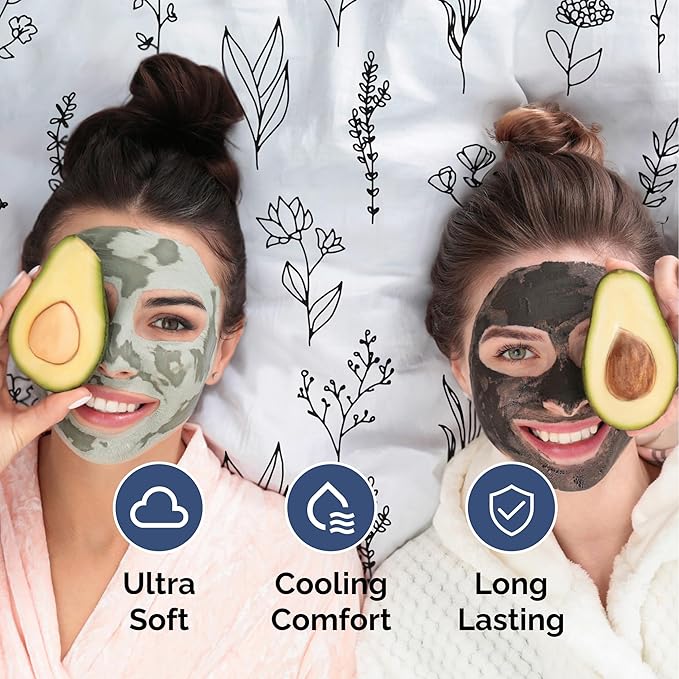 Floral Sheets - Black & White Floral Bed Sheet Set - 1 Flat, 1 Fitted & 2 Pillowcases w/ Deep Pockets - Comfy, Wrinkle & Fade Free - Boho Botanical Bedding - Soft, Breathable & Cooling - Full Size Set