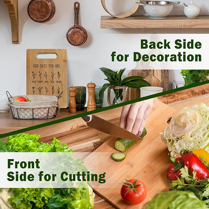 Lacama Christian Gifts for Women Cutting Board for Kitchen, Appreciation Gift for Women Christmas Birthday, Inspirational Gift for Woman Religious Spiritual Gifts for Her, Mom, Sister, Friends Female