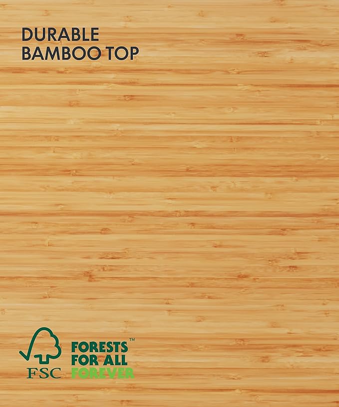 FLEXISPOT E6 Pro Oval Leg Dual Motor 3 Stages Bamboo Electric Standing Desk 48x24 Inch Whole-Piece Board Height Adjustable Electric Sit Stand Up Desk (Black Frame + Bamboo Curved Desktop)