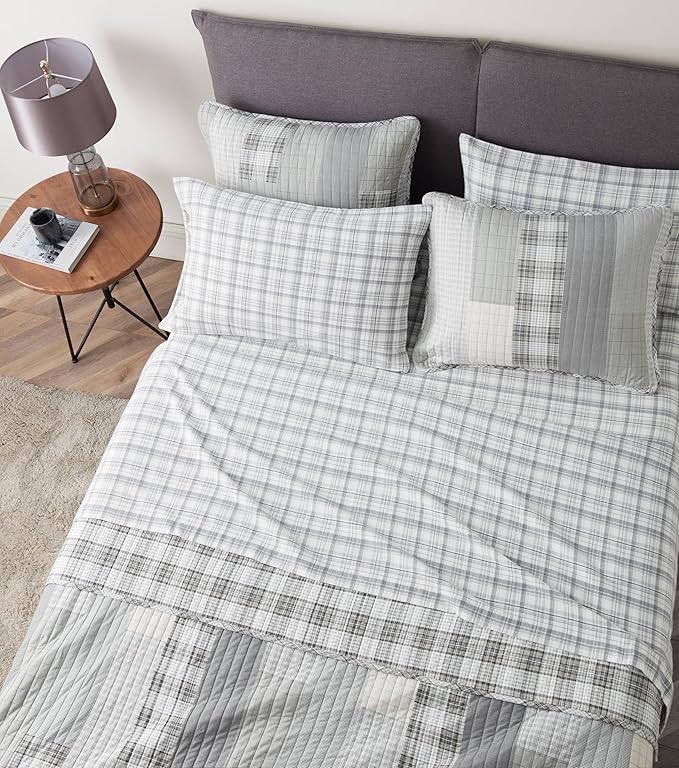 Eddie Bauer - Flannel Sheets Queen Size, Anti-Pilling & Wrinkle Resistant Cotton, Touchably Soft for All-Season Comfort - Bed Sheets with Matching Pillowcases & Fitted Sheet (Beacon Hill Ivory)